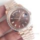 New Upgraded Swiss 2836 Rolex Day-Date II Watch Rose Gold Brown Dial (2)_th.jpg
